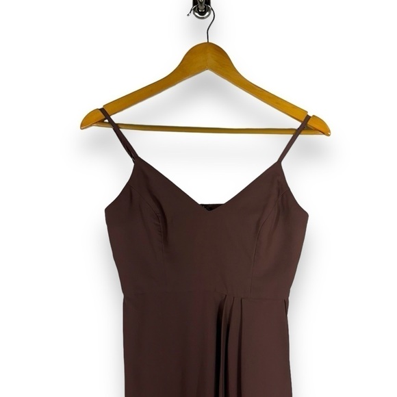 4 for $40 SALE! Lulu's Forever Your Girl Tulip Hem Mini Dress, Mauve Pink, XS - Picture 4 of 14